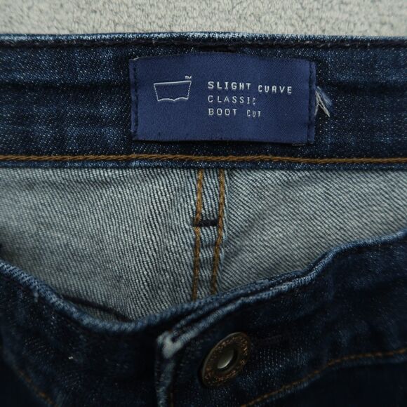 Levi's Jeans Women's 12L Blue Mid-Rise Slight Curve Classic Bootcut 32.5" Inseam - Picture 11 of 16